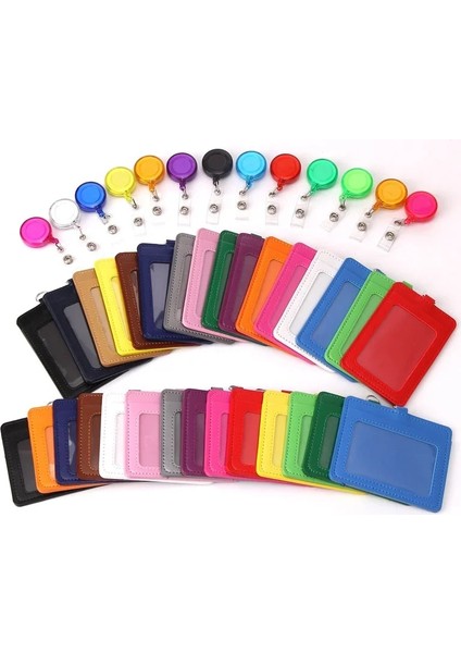 Kahve Yatay 1 Adet Kadın Kredi Kimlik Kartı Rozeti Tutucu Geri Çekilebilir Makara Klip Dize Öğrenci Otobüsü Iş Çalışma Kartı Yaka Kartı Tutucular Çanta (Yurt Dışından) indirimleri