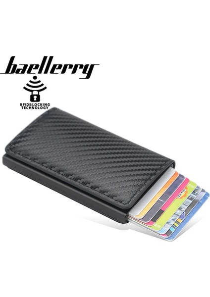 Kahve Karbon Fiber Karbon Fiber Kart Sahibinin Erkekler Metal Alüminyum Kutu Otomatik Pop-Up Kart Tutucu Kadın Rfid Anti-Hırsızlık Tokatlamak Kart Kutusu (Yurt Dışından) fiyatları