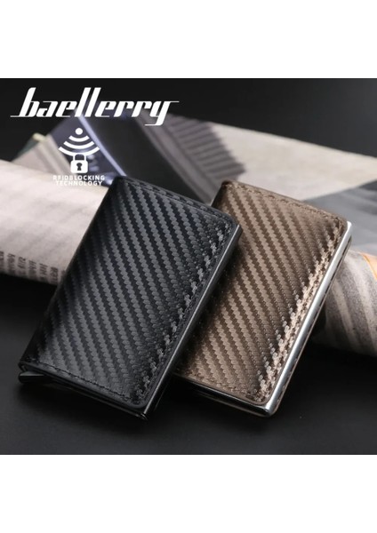 Kahve Karbon Fiber Karbon Fiber Kart Sahibinin Erkekler Metal Alüminyum Kutu Otomatik Pop-Up Kart Tutucu Kadın Rfid Anti-Hırsızlık Tokatlamak Kart Kutusu (Yurt Dışından) indirimleri