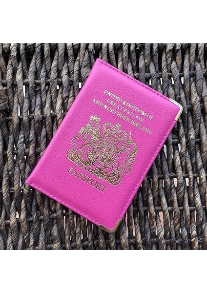 Pembe-2 Birleşik Krallık Ingiliz Pasaport Kapağı Ingiltere Kadın Pasaport Kılıfı Pembe Kız Ingiliz Pasaportu Kapağı (Yurt Dışından) fırsatları