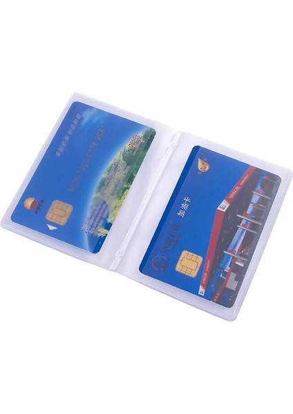 10 Sayfa 20 Yuva 1 Adet Sevimli Yarı Şeffaf Kart Tutucu Çanta Içi Pvc Katlanmış Kredi Kartı Cepleri Plastik Kart Tutucu Iç Sayfalar Ofis Malzemeleri (Yurt Dışından) fırsatları