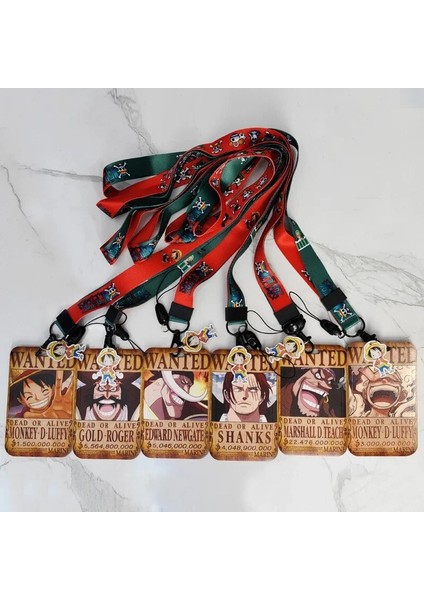 Hz-13 1 Takım Anime Tek Parça Aranıyor Kimlik Kartı Tutucu Şekil Koleksiyonu Luffy Nika Roger Kılıfları Kart Kordon Anahtar Kordon Rozeti (Yurt Dışından) indirimleri