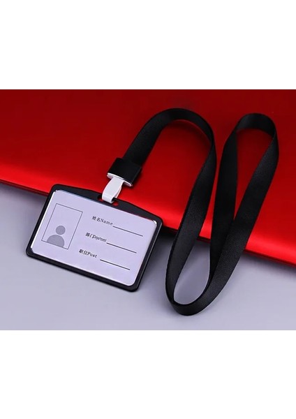 Siyah 1 Adet Geri Çekilebilir Rozet Kart Tutucu Alüminyum Çalışma Kartı Kılıfı Hemşire Doktor Kimlik Isim Kartı Rozeti Tutucu Okul Ofis Malzemeleri (Yurt Dışından)
