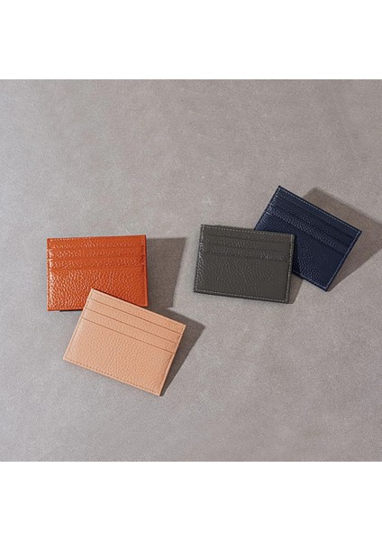 Kahverengi Kişiselleştirilmiş Harfler Hakiki Deri Kart Sahibinin Özel Harfleri Ince Cüzdan Monogram Adı Çanta Kart Kılıfı Diy Düğün Hediyesi (Yurt Dışından) fırsatları