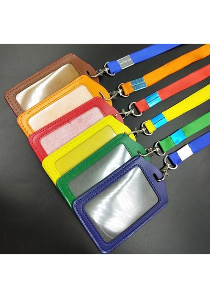 Kırmızı 1 Adet Öğrenci Otobüsü Kimlik Kimlik Rozeti Boyun Askısı ile Unisex Çalışma Kartı Sahipleri Kadın Erkek Pu Banka Kartı Adı Kredi Kartı Sahipleri Çanta (Yurt Dışından) modelleri