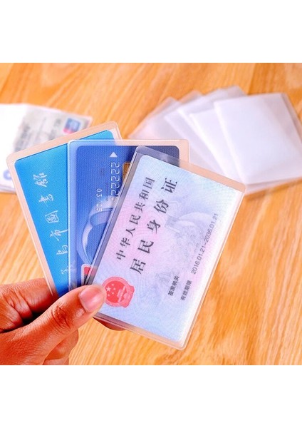 Stil 1 10 Adet Pvc Şeffaf Kart Tutucu Cüzdanı Koruyun Iş Bankası Kimliği Kredi Kartı Tutucu Temizle Otobüs Kartı Kapak Kılıf Kılıfı Çanta (Yurt Dışından) modelleri
