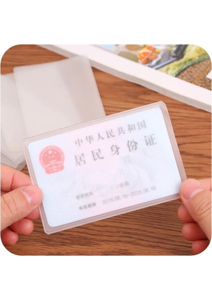 Stil 1 10 Adet Pvc Şeffaf Kart Tutucu Cüzdanı Koruyun Iş Bankası Kimliği Kredi Kartı Tutucu Temizle Otobüs Kartı Kapak Kılıf Kılıfı Çanta (Yurt Dışından) indirimleri