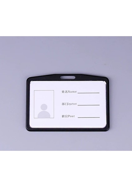 Siyah Çalışma Rozet Ipi Kimlik Kartı Sahipleri Iş Kredi Kartı Tutucu Boyun Askısı Ipi Geri Çekilebilir Rozet Makara Kartı Kılıfı (Yurt Dışından)