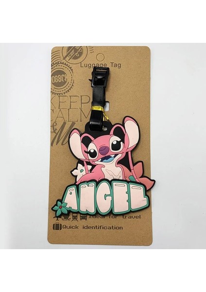 Stil 2 Karikatür Dikiş Pembe Seyahat Aksesuarları Bagaj Etiketi Bavul Moda Stil Silikon Taşınabilir Seyahat Etiketi Kimlik Adres Tutucu (Yurt Dışından) fiyatları