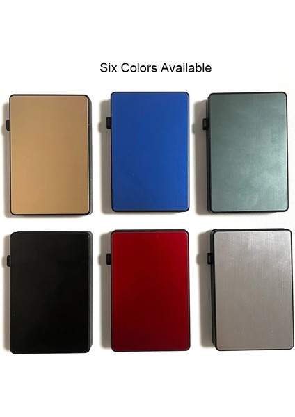 Mavi Yeni Erkek Ince Cüzdan Akıllı Otomatik Açılan Cüzdan Kart Tutucu Fırça Alüminyum Çanta Kredi Kartı Kılıfı ile Esneklik Kese (Yurt Dışından) fiyatları