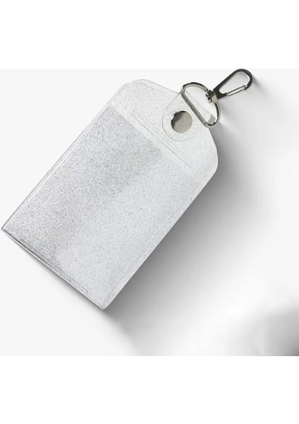 Beyaz Pvc Banka Kredi Kartı Tutucu Çanta Şeffaf Su Geçirmez Yaratıcı Otobüs Kartı Öğrenci Asılı Toka Kart Seti Kart Paket Çantaları (Yurt Dışından)