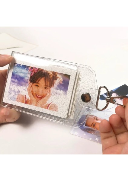 Beyaz Pvc Banka Kredi Kartı Tutucu Çanta Şeffaf Su Geçirmez Yaratıcı Otobüs Kartı Öğrenci Asılı Toka Kart Seti Kart Paket Çantaları (Yurt Dışından) modelleri