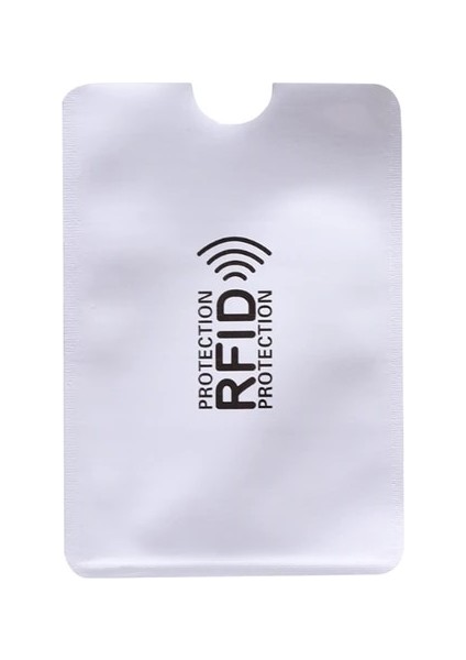 Rfid Erkek Kadın Anti Rfid Cüzdan Engelleme Okuyucu Kilidi Banka Kartı Tutucu Kimlik Banka Kartı Durumda Koruma Metal Kredi Nfc Tutucu Alüminyum (Yurt Dışından)