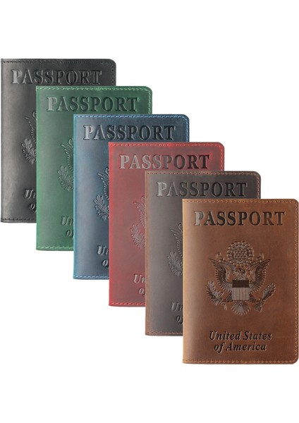 Yeşil Kemy High-End Meksika Hakiki Deri Pasaport Kapağı Meksika Kredi Kart Tutucu Vintage Erkek Kadın Pasaport Kılıfı Seyahat Cüzdanı (Yurt Dışından) fiyatları