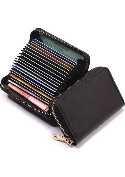 20 Bit Açık Mor Moda Pu Kart Çantası Büyük Kapasiteli Kredi Kartı Tutucu Erkekler Kartvizit Cüzdan Kadın Değişim Organizatör Fermuar Çanta Bayanlar 2022 (Yurt Dışından) modelleri