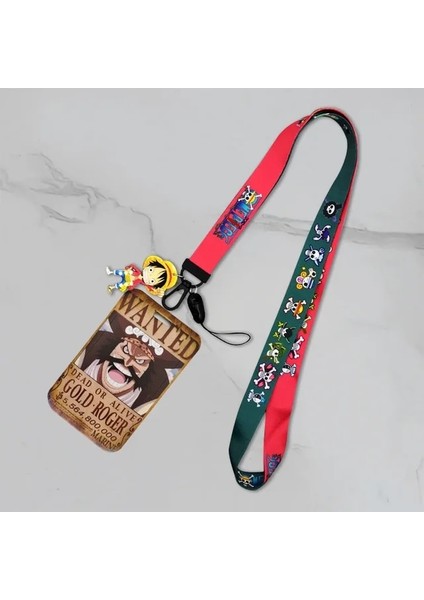 Hz-11 1 Takım Anime Tek Parça Aranıyor Kimlik Kartı Tutucu Şekil Koleksiyonu Luffy Nika Roger Kılıfları Kart Kordon Anahtar Kordon Rozeti (Yurt Dışından)