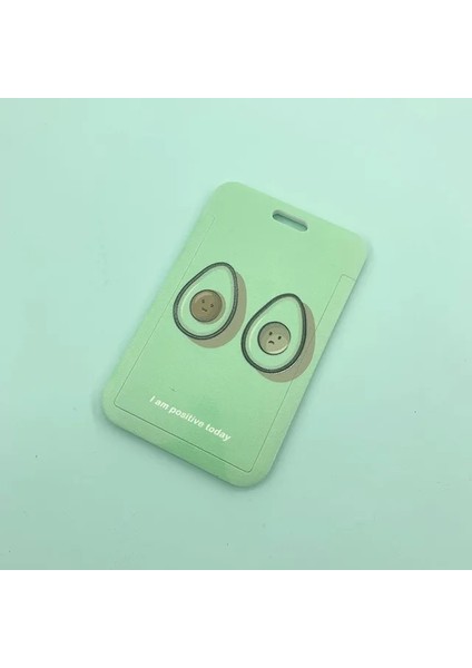 Ipi Yok Kredi Kartı Tutucu Kordonlu Sevimli Karikatür Meyve Bankası Kimlik Otobüsü Kimlik Kartı Tutucu Iş Cüzdan Öğrenci Otobüs Kartı Kılıfı (Yurt Dışından)