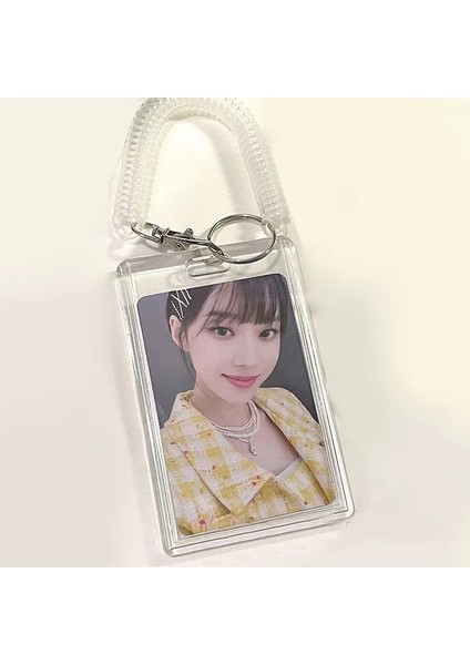 Bahar Kordon Evrensel Akrilik Şeffaf Fotocard Tutucu Kredi Kartı Tutucu Idol Fotoğraf Kollu Şeyler Isim Kartı Öğrenci Otobüs Kartı Koruyucusu (Yurt Dışından) fırsatları