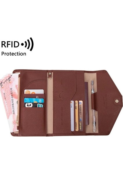 Pembe Su Geçirmez Pasaport Tutucu Seyahat Cüzdanı Çok Fonksiyonlu Erkek Erkek Cüzdan Kart Tutucu Debriyaj Fotoğraf Tutucu Iş Çantalar Cüzdan (Yurt Dışından) indirimleri