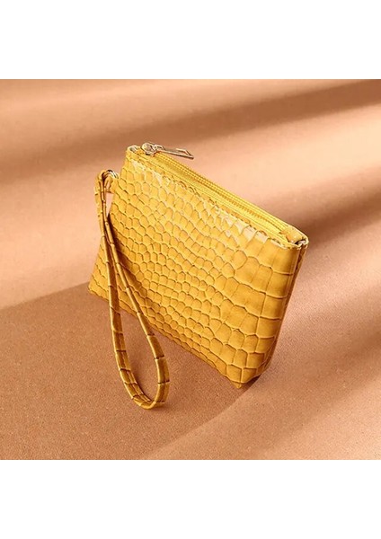 Stil 8 Moda Deri Kadın Cüzdan Debriyaj Bir/iki Zip Kadın Lychee Desen Küçük Bozuk Para Cüzdanı Yepyeni Taşınabilir Yumuşak Mini Kart Çantası (Yurt Dışından)