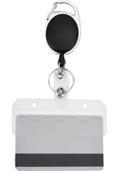 1 Parça Kart Yatay Yarım Kart Rozeti Tutucu Kaydırmalı Kimlik Kartları Için Buzlu Sert Polikarbonat Plastik-Şeffaf Geri Çekilebilir Rozetli (Yurt Dışından) fiyatları