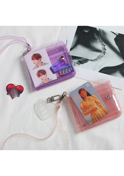 Siyah Kadın Çift Taraflı Kart Durumda Banka Iş Kredi Kartı Tutucu Kimlik Kartı Çanta Moda Kartlıklı Cüzdan Unisex Için (Yurt Dışından) indirimleri