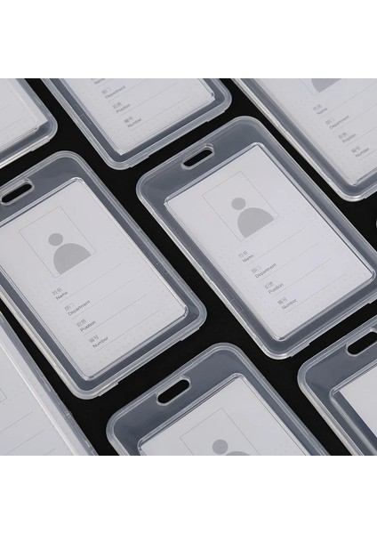 Mavi Plastik Kart Tutucu Kılıf Kredi Kartlarını Korumak Için Banka Kimlik Kartı Kapak Kol Unisex Su Geçirmez Şeffaf Pvc Rozet Kart Klipsi (Yurt Dışından) indirimleri