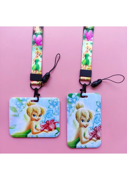 Kart Tutucu Kordon Disney Tinker Bell Kimlik Kartı Tutucu Kordon Anime Peter Pan Rozet Sahipleri Boy Credentil Kart Kılıfı Geri Çekilebilir Klip Kız Boyun Askısı (Yurt Dışından) fırsatları