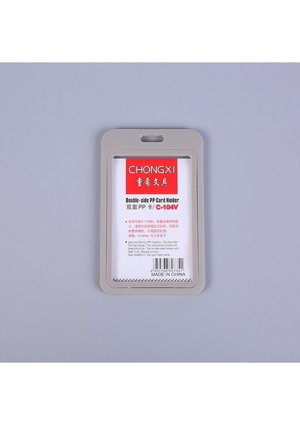 Gri Plastik Katı Kredi Kartı Kol Örtüsü Yeni Ofis Öğrenci Kız Otobüs Kimlik Kartı Tutucu Kılıf Koruyucu Kadın Erkek (Yurt Dışından)