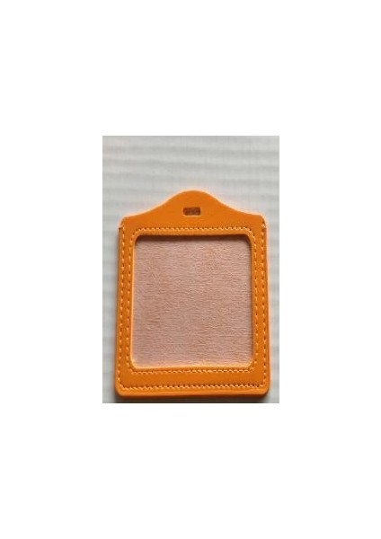 Turuncu 1 Adet Öğrenci Otobüsü Kimlik Kimlik Rozeti Boyun Askısı ile Unisex Çalışma Kartı Sahipleri Kadın Erkek Pu Banka Kartı Adı Kredi Kartı Sahipleri Çanta (Yurt Dışından)