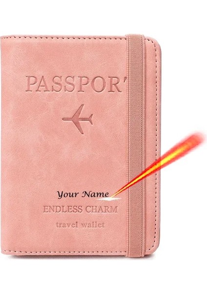 Auburn Rfid Seyahat Cüzdanı Kişiselleştirilmiş Isim Pasaport Kapakları Pasaport Kitapları Için Fonksiyonel Kapaklar (Yurt Dışından) fiyatları