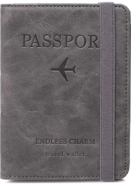 Auburn Rfid Seyahat Cüzdanı Kişiselleştirilmiş Isim Pasaport Kapakları Pasaport Kitapları Için Fonksiyonel Kapaklar (Yurt Dışından) indirimleri