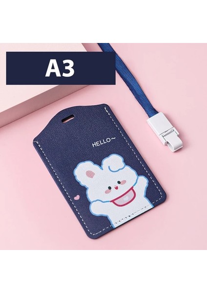 1 Adet Kadın Erkek Kartvizitlik Karikatür Sevimli Geri Çekilebilir Kredi Kartı Sahipleri Banka Kimlik Sahipleri Rozeti Çocuk Otobüs Kartı Kılıfı (Yurt Dışından)