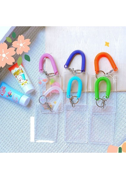 Turuncu Sadelik Şeffaf Akrilik Kpop Fotocard Tutucu Anahtarlık Idol Fotoğraf Kol Otobüs Kartı Kimlik Kredi Kartı Tutucu Kart Koruyucuları (Yurt Dışından) fiyatları