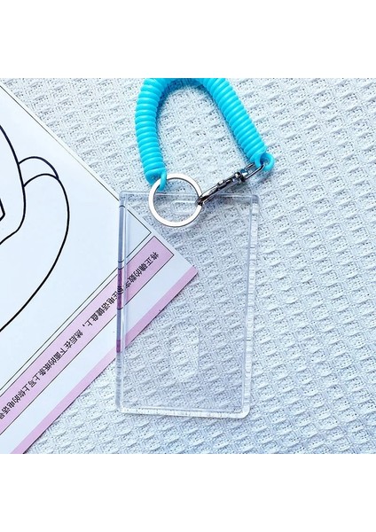 Turuncu Sadelik Şeffaf Akrilik Kpop Fotocard Tutucu Anahtarlık Idol Fotoğraf Kol Otobüs Kartı Kimlik Kredi Kartı Tutucu Kart Koruyucuları (Yurt Dışından) fırsatları