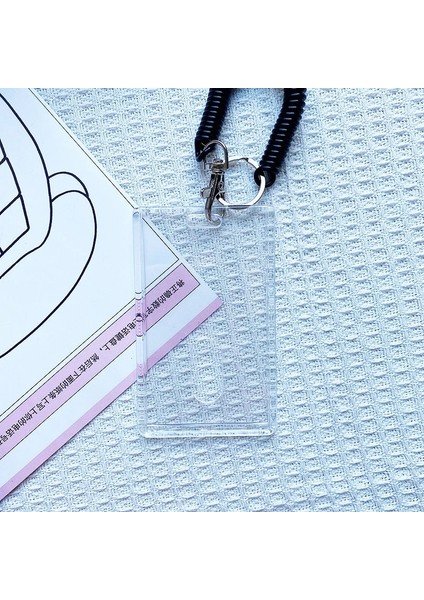 Turuncu Sadelik Şeffaf Akrilik Kpop Fotocard Tutucu Anahtarlık Idol Fotoğraf Kol Otobüs Kartı Kimlik Kredi Kartı Tutucu Kart Koruyucuları (Yurt Dışından) indirimleri