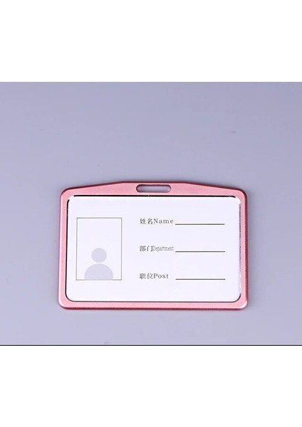 Pembe 1 Adet Geri Çekilebilir Rozet Kart Tutucu Alüminyum Çalışma Kartı Kılıfı Hemşire Doktor Kimlik Isim Kartı Rozeti Tutucu Okul Ofis Malzemeleri (Yurt Dışından)