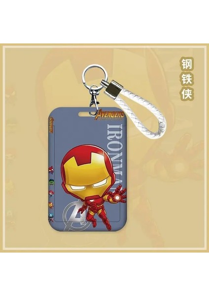 B Disney Kart Tutucu Boy Marvel Serisi Karikatür Abs Slayt Erişim Kartı Otobüs Metro Öğrenci Transfer Kartı Çalışma Kimlik Kartı Kol (Yurt Dışından)