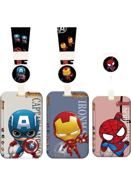B Disney Kart Tutucu Boy Marvel Serisi Karikatür Abs Slayt Erişim Kartı Otobüs Metro Öğrenci Transfer Kartı Çalışma Kimlik Kartı Kol (Yurt Dışından) fiyatları