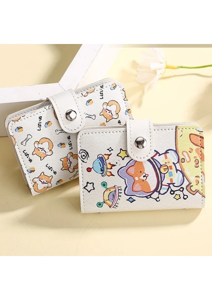 D Kimlik Kartları Sahipleri Çanta Karikatür Kedi Köpek Banka Kredi Otobüs Kartları Kapak Kartvizitlik Bozuk Para Kesesi Cüzdan Çanta Organizatör (Yurt Dışından) fırsatları