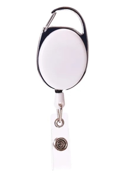 Hiçbir Metal Klip Moda Geri Çekilebilir Rozet Makara Alaşım Plastik Unisex Kimlik Kartı Çalışma Rozeti Kordon Adı Etiketi Kart Tutucu Anahtar Halkalı Anahtarlık Klipler (Yurt Dışından)