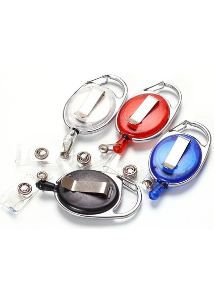 Hiçbir Metal Klip Moda Geri Çekilebilir Rozet Makara Alaşım Plastik Unisex Kimlik Kartı Çalışma Rozeti Kordon Adı Etiketi Kart Tutucu Anahtar Halkalı Anahtarlık Klipler (Yurt Dışından) fiyatları