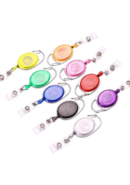 Hiçbir Metal Klip Moda Geri Çekilebilir Rozet Makara Alaşım Plastik Unisex Kimlik Kartı Çalışma Rozeti Kordon Adı Etiketi Kart Tutucu Anahtar Halkalı Anahtarlık Klipler (Yurt Dışından) modelleri