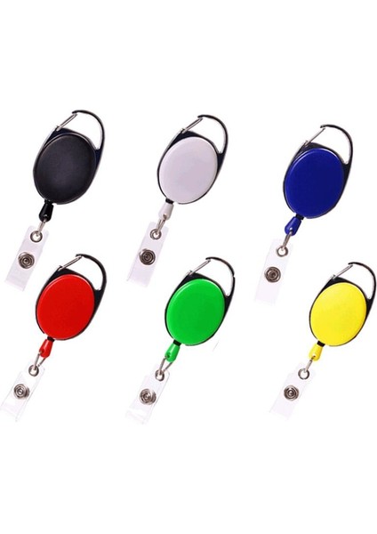 Hiçbir Metal Klip Moda Geri Çekilebilir Rozet Makara Alaşım Plastik Unisex Kimlik Kartı Çalışma Rozeti Kordon Adı Etiketi Kart Tutucu Anahtar Halkalı Anahtarlık Klipler (Yurt Dışından) indirimleri