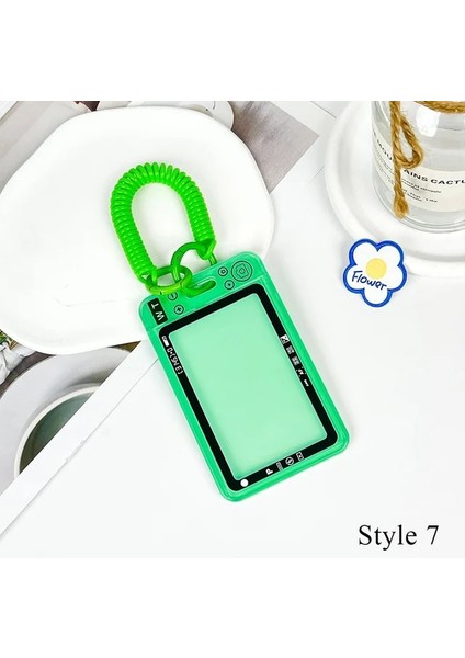 Q7 2023 Yeni Kart Tutucu Kapak Fotocard Tutucu Fotoğraf Ekran Tutucu Otobüs Kartı Durumda Koruyucu Klasik Kimlik Kartı Kol Kimlik Kartı Kılıfı (Yurt Dışından)