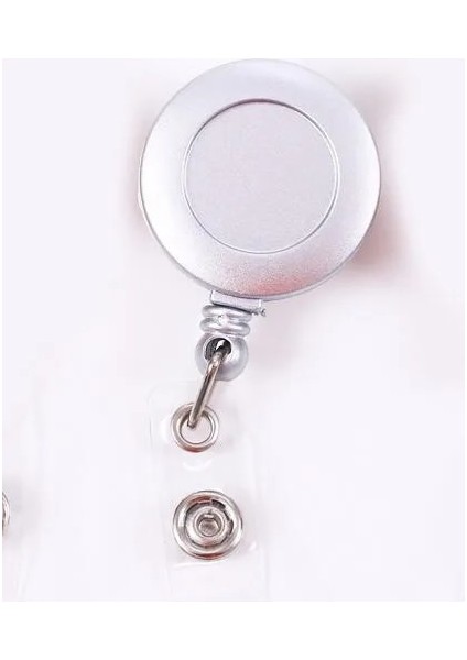 Gümüş 1 Adet Alüminyum Alaşımlı Çalışma Adı Kredi Kartı Sahipleri Iş Çalışma Kartı Kimlik Rozeti Kordon Tutucu Çanta Dikey Metal Kimlik Iş Çantası (Yurt Dışından)