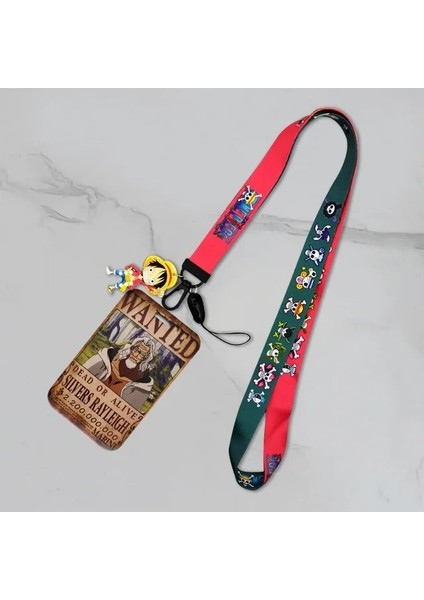 Hz-26 1 Takım Anime Tek Parça Aranıyor Kimlik Kartı Tutucu Şekil Koleksiyonu Luffy Nika Roger Kılıfları Kart Kordon Anahtar Kordon Rozeti (Yurt Dışından)