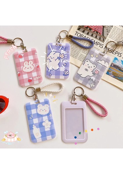 1 Adet Kadın Erkek Kartvizitlik Karikatür Sevimli Geri Çekilebilir Kredi Kartı Sahipleri Banka Kimlik Sahipleri Rozeti Çocuk Otobüs Kartı Kılıfı (Yurt Dışından) indirimleri