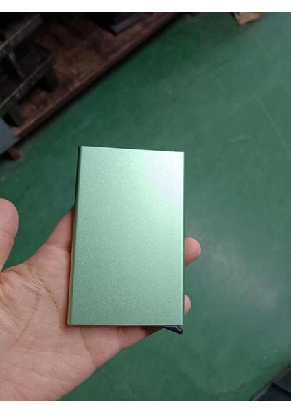 No.2 Anti-Hırsızlık Kimlik Kredi Kartı Tutucu Minimalist Ince Alüminyum Metal Cüzdan Cep Çantası Banka Kadın Erkek Kredi Kartı Kutusu (Yurt Dışından)