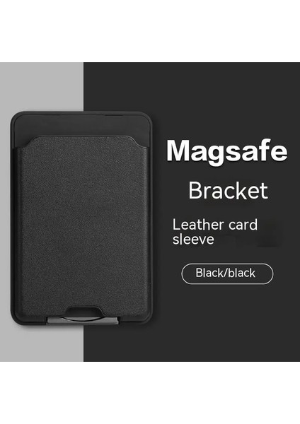Turuncu 3mstick Üreticileri Doğrudan Satış Pu Deri Magsafe Manyetik Kart Çantası Cep Telefonu Standı Veya 3m Macun Masaüstü Tutucu (Yurt Dışından) modelleri